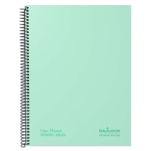 [GRA88463592] CADERNO FOR.A4+120H 80G C5MM MIC.5BAND MENTA