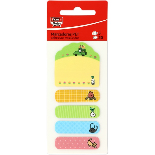 [GRA65001599] PACK 5 MARCADORES 20H DESENHO SORT.