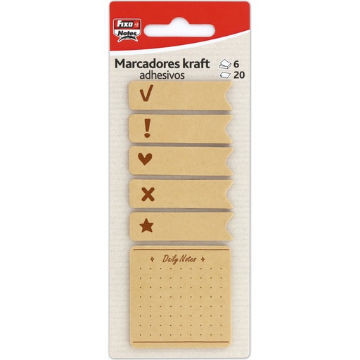 [GRA65002349] PACK 6 MARCADORES 20H KRAFT DAILY KRAFT