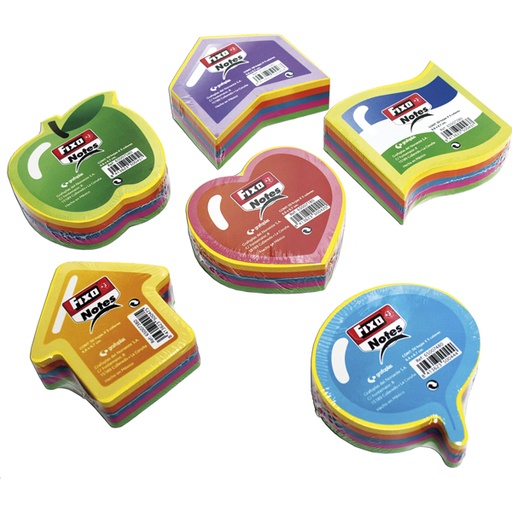 [GRA65007380] NOTAS ADESIVAS FIXO FLECHA 5COLX50H NEO