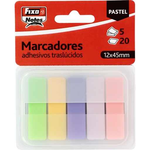 [GRA65007990] PACK POPUP 5 MARCADORES 20H 12X45MM PAST