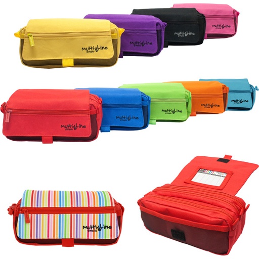 [GRA37540351] PORTATODO TRIPLE MULTILINE ROJO