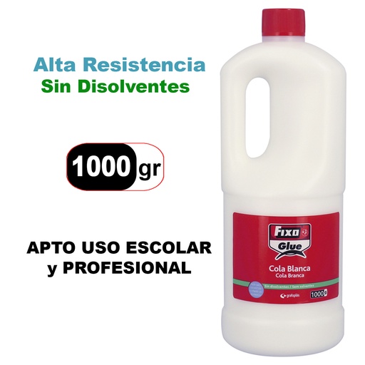 [GRA00019100] COLA BRANCA FIXO GLUE 1000 G.