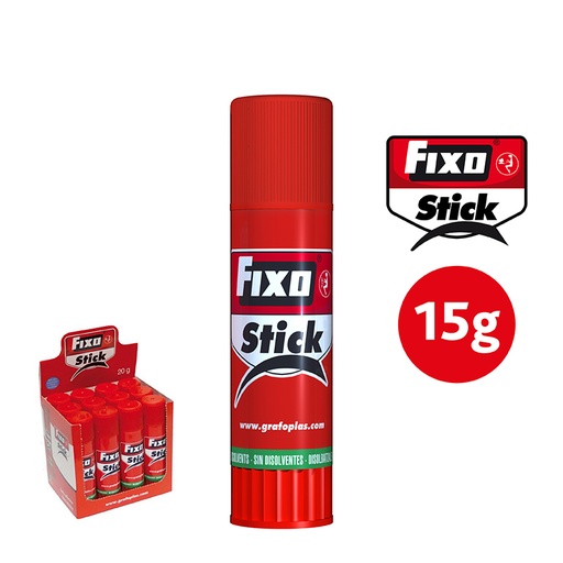 [GRA00020200] FIXO STICK 15 GRAMOS BARRA ADESIVA