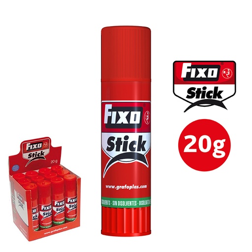 [GRA00020300] FIXO STICK 20 GRAMOS BARRA ADESIVA