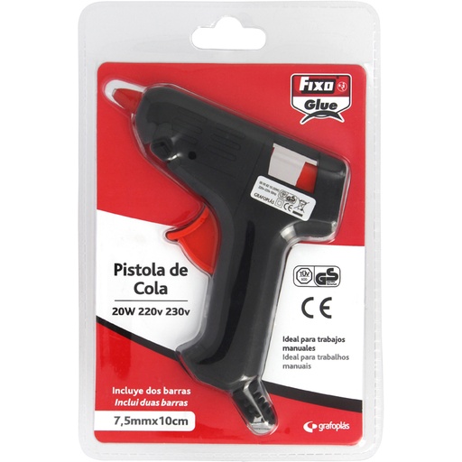 [GRA00058210] PISTOLA 20W +2BARRAS COLA FIXOGLUE