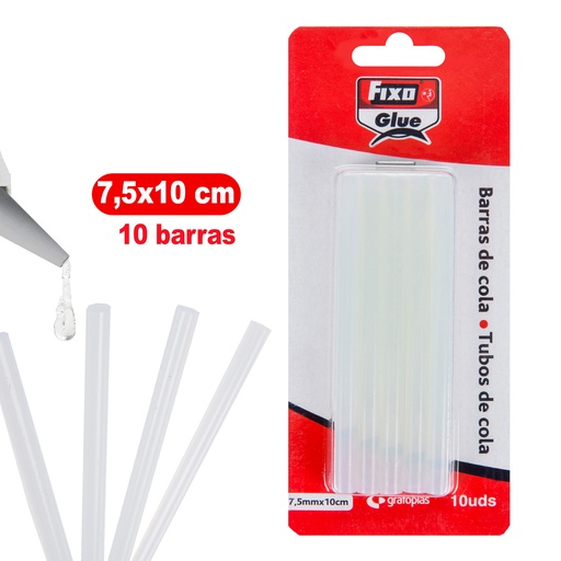 [GRA00058300] BLS 10 BARRAS COLA TRANS.7,5X100MM