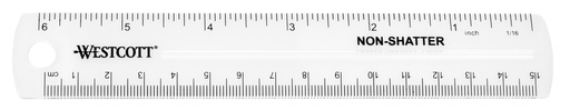 [GRA74311300] REGUA PARA ESQ. 15CM WESTCOTT