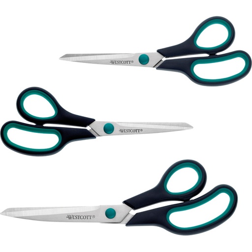 [GRA73330282] TESOURA OF.EASY GRIP 201/8 ZURDO WESTCOTT