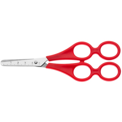 [GRA73330351] TESOURA INICIACION 7"C/DUPLO MANGO ROJA