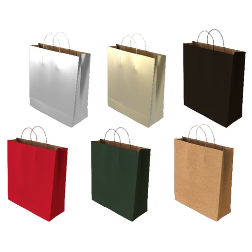 [GRA60321910] EMB. KRAFT 10246 M 27x12x37 100g NEGRO