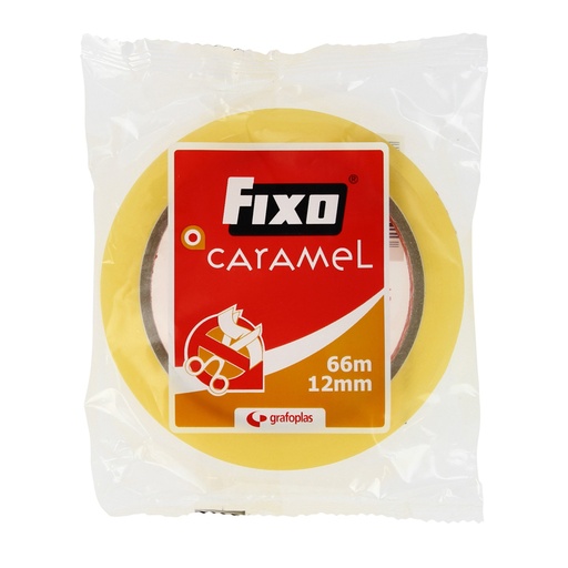 [GRA75005100] FITA ADESIVA FIXO CARAMEL 66MX12MM EMB.