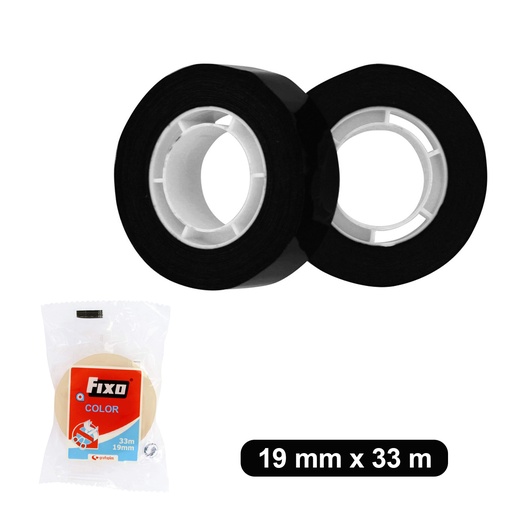 [GRA75088510] FIXO COLOR 33MX19MM EMB. NEGRO
