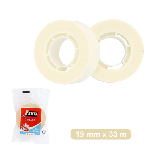 [GRA75088570] FIXO COLOR 33MX19MM EMB. BLANCO