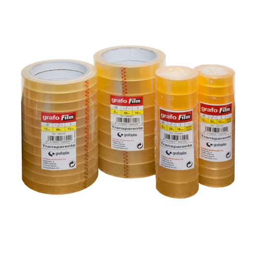 [GRA19330800] TORRE 8 ROLOS GRAFOFILM 19X33 TRANSP.
