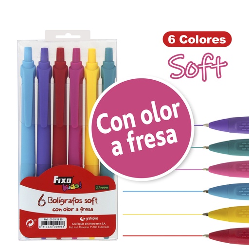 [GRA00032999] PACK6 ESF SOFT 0,7MM T.AZEITE C/PERFUM