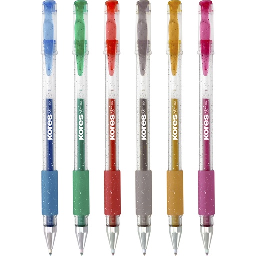[GRA30211999] PACK6 ESF 1MM BG4 T.GEL GLITTER SORT.