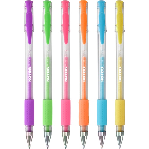 [GRA30212099] PACK6 ESF 1MM BG4 T.GEL PASTEL SORT.