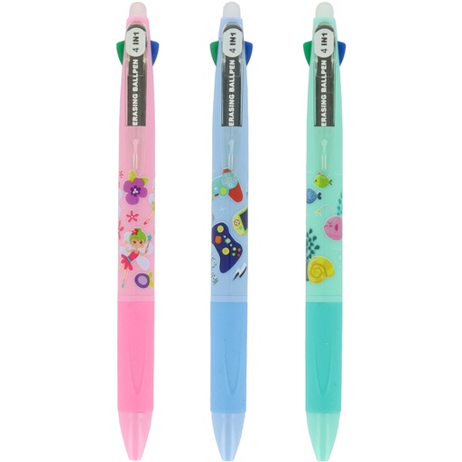 [GRA30217999] BOLI 4 COL GEL BORR 0,7MM SURT DISP 24