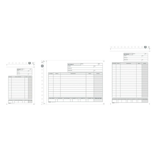 [GRA66312100] FACTURA 8oNATURAL TRIPLICADO