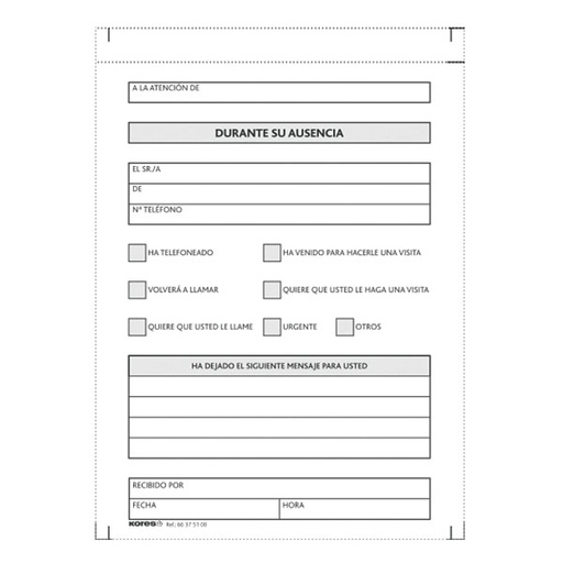 [GRA66375102] LLAMADAS TELEFONICAS 8oNATURAL PAPEL CAT