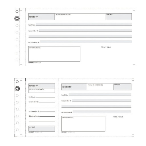 [GRA66334402] RECIBO 3o PAPEL C/MATRIZ CAT.