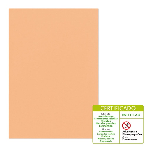[GRA00036143] BOLSA 10 LAMINA GOMA EVA 2MM 40X60 BEIGE