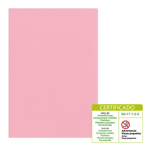 [GRA00036153] BOLSA 10 LAMINA GOMA EVA 2MM 40X60 ROSA
