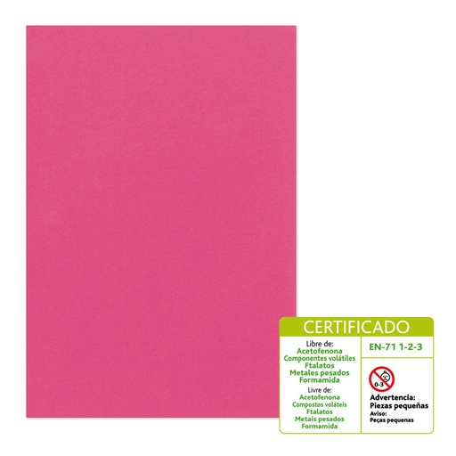 [GRA00036154] BOLSA 10 LAMINA GOMA EVA 2MM 40X60 FUCSI