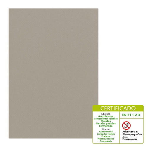 [GRA00036171] BOLSA 10 LAMINA GOMA EVA 2MM 40X60 GRIS