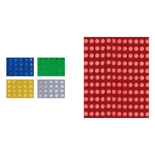 [GRA00037351] BOLSA 5 LAMINA G.EVA METAL.40X60 ROJO