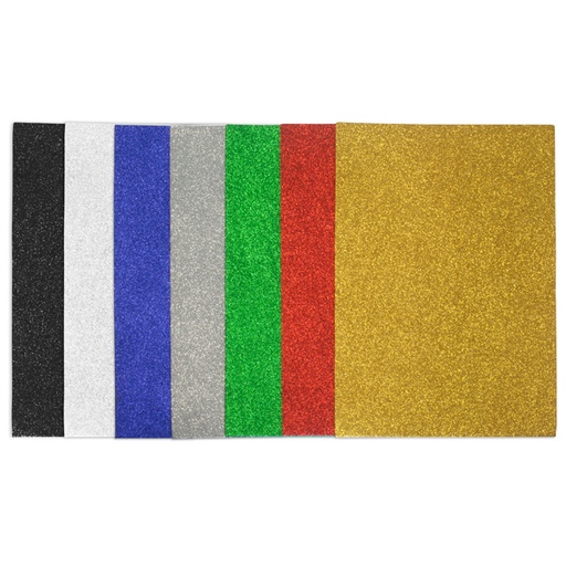 [GRA68000365] PACK 5 LAMIN.G.EVA C/PURPU.2MM 20x30 ORO