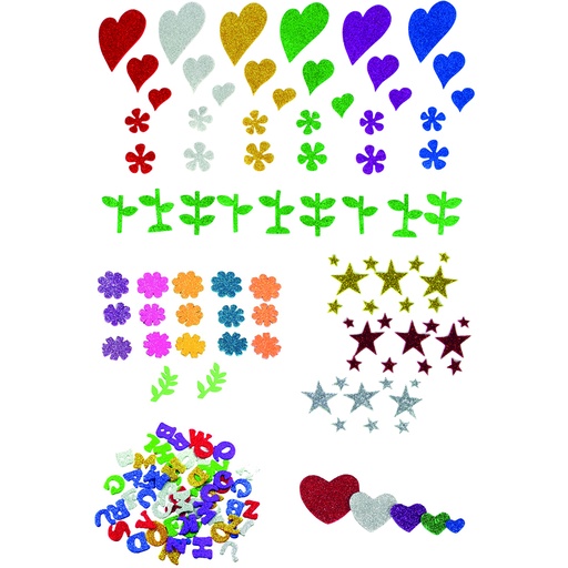 [GRA68049200] PACK 78 FIGURAS G. EVA ADH.C/PURP.ESTRE