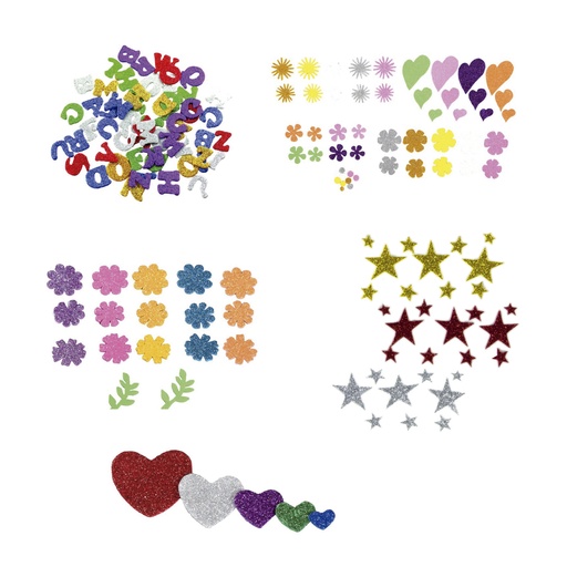 [GRA68049300] PACK68 FIGURAS G.EVA ADH.C/PURP.CORAZON2