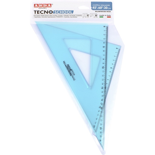 [GRA41815630] SET ESQUADRO/TRANSF. 30CM TECNOSCHOOL A