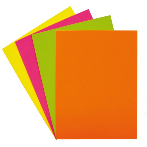 [GRA65009354] PAQ.100 FLS A3 75G ROSA FLUOR