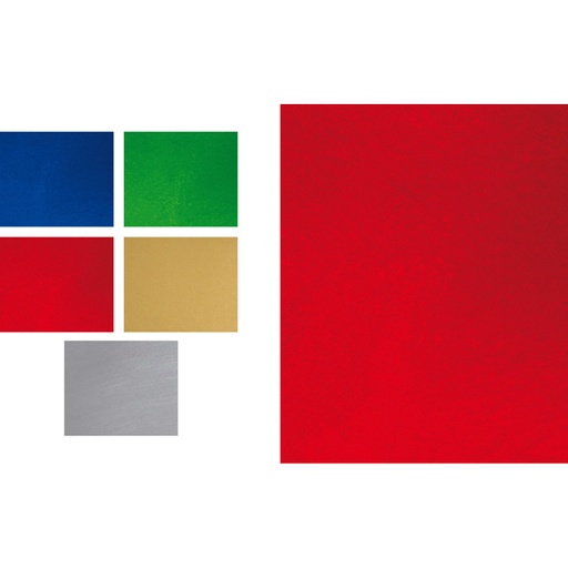 [GRA68000820] PACK 10 CARTULINA METAL.50X65CM VER 220G