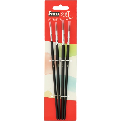 [GRA06806500] SET 4 PINCEL REDONDO No 1/3/5/7 FIXOART