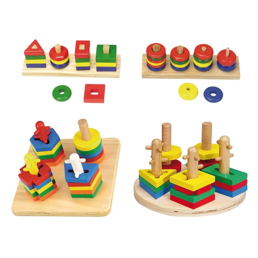 [GRA68032300] PACK AROS APILABLES MADERA