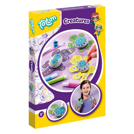 [GRA68081499] KIT CREATURES CREA ANIMALES CON PIEDRAS