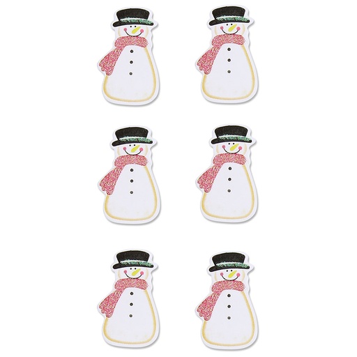 [GRA68047006] SET FIGURAS MADERA MUNECOS NIEVE ADHESI
