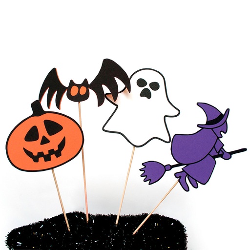 [GRA00043499] PACK12 FIGURAS G.EVA COLOR SURT.HALLOWEN
