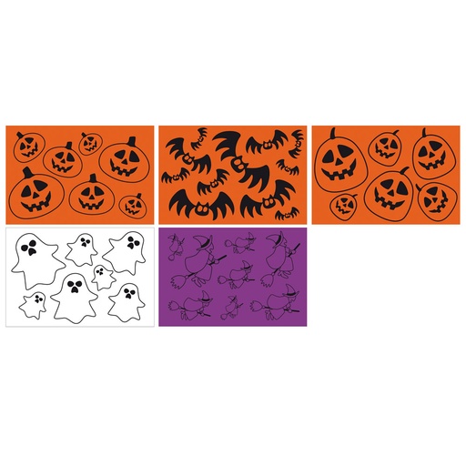 [GRA00043699] PACK 5 G.EVA 40X60 IMPRES.SURT.HALLOWEEN