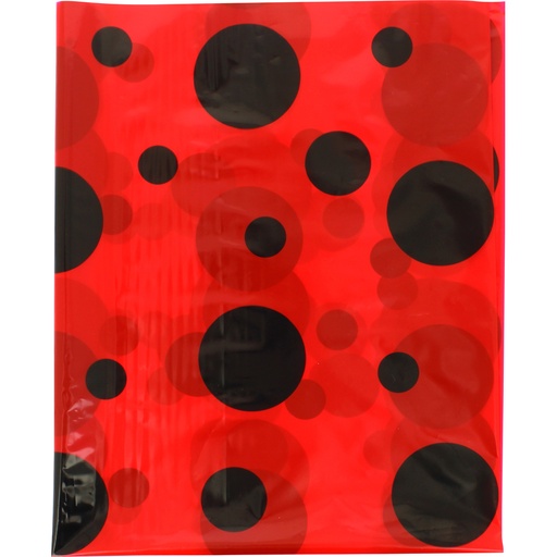 [GRA00072305] PACK25 BOLSA DISFRAZ56X70 IMPR TOPOS NEG