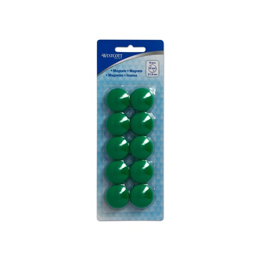 [GRA74330120] BLS 10 IMANES 25MM VERDE WESTCOTT