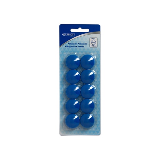 [GRA74330130] BLS 10 IMANES 25MM AZUL WESTCOTT