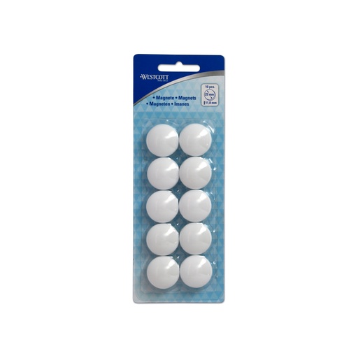 [GRA74330170] BLS 10 IMANES 25MM BRANCO WESTCOTT