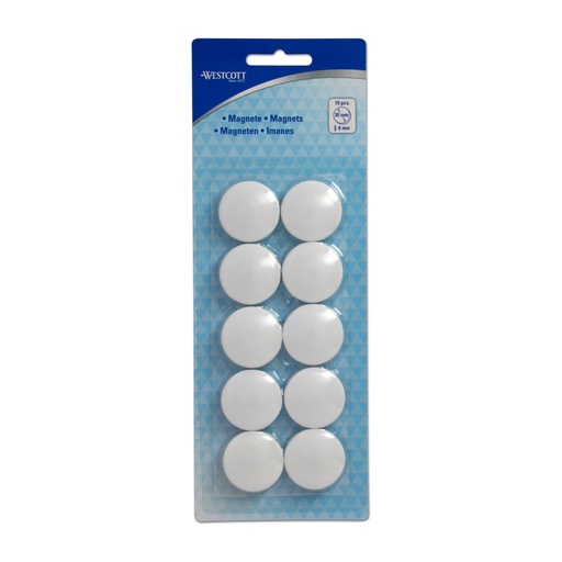[GRA74330370] BLS 10 IMANES 30MM BRANCO WESTCOTT