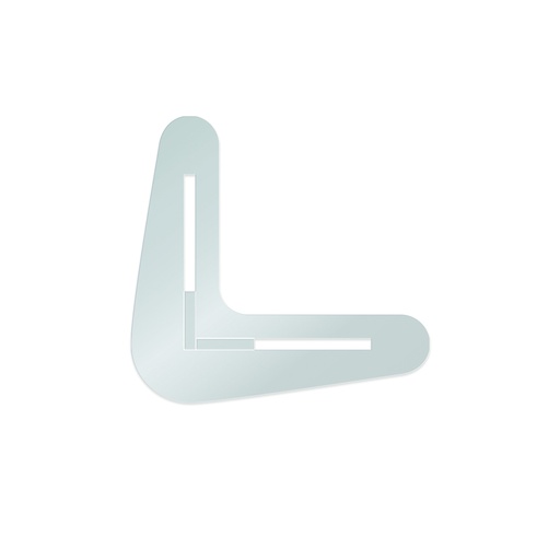 [GRA85011100] PIEZA ENCAJE EN L MET.10MM 12,7X12,2CM F