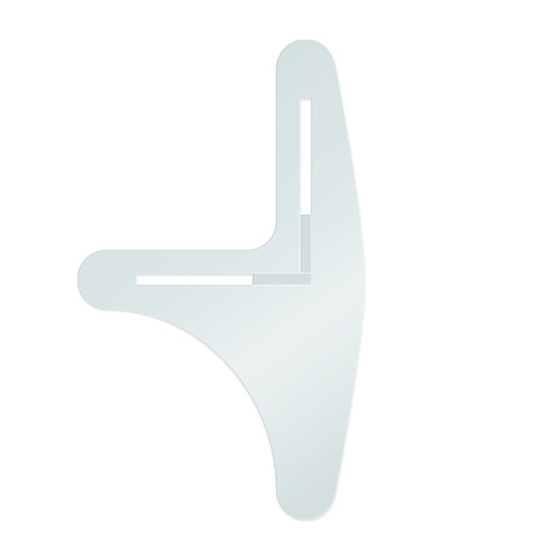 [GRA85011500] PIEZA ENCAJE EN L +SOPORTE 12,2X20,5CM C